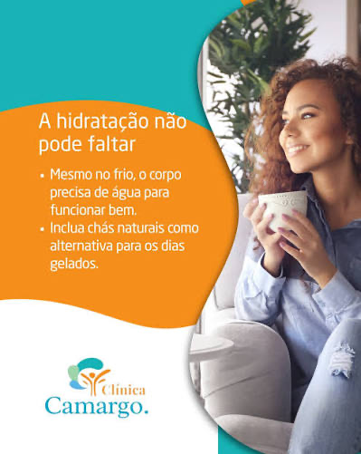 Referência visual com formas orgânicas turquesa e laranja
